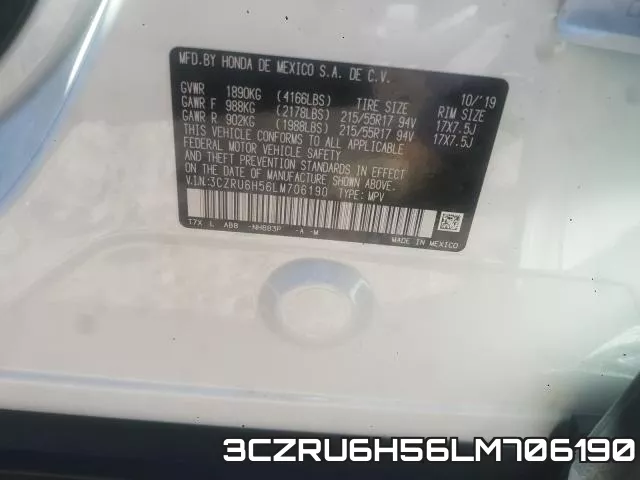 3CZRU6H56LM706190 фото 2