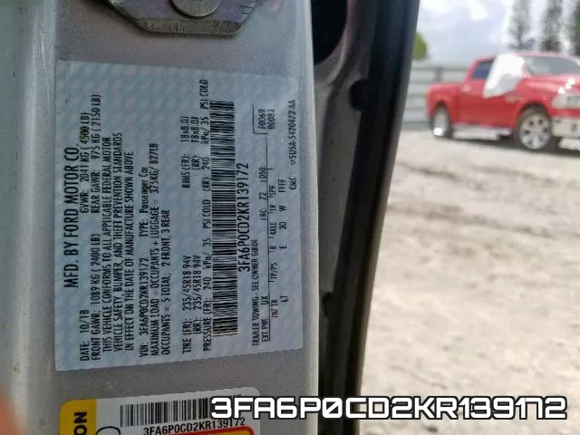 3FA6P0CD2KR139172 фото 2