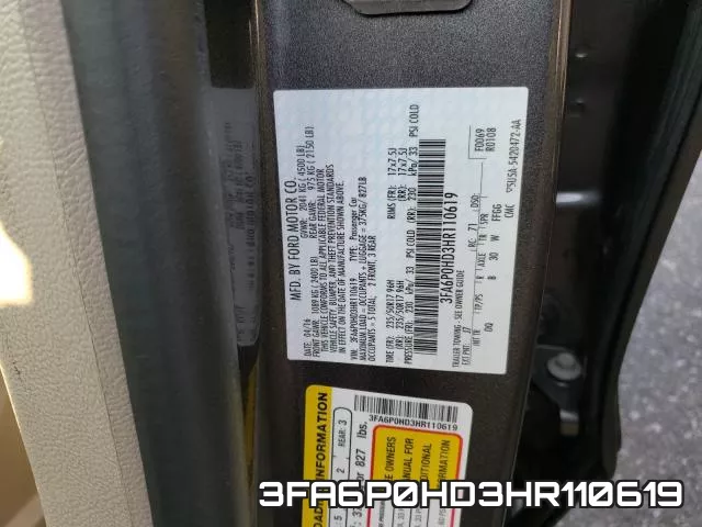 3FA6P0HD3HR110619 фото 2