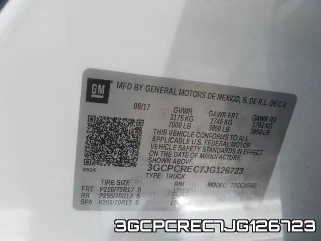 3GCPCREC7JG126723 фото 2