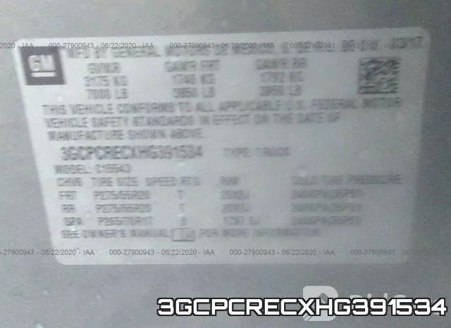 3GCPCRECXHG391534 фото 10