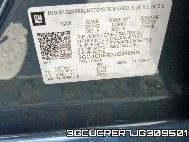 3GCUCRER7JG309501 фото 2