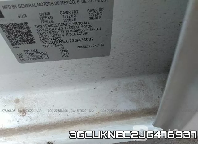 3GCUKNEC2JG476937 фото 10