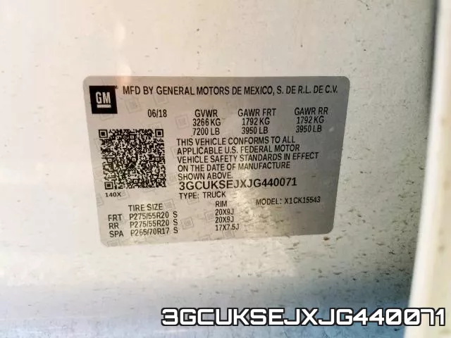 3GCUKSEJXJG440071 фото 2