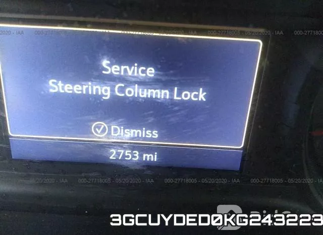 3GCUYDED0KG243223 фото 8