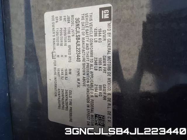 3GNCJLSB4JL223440 фото 2