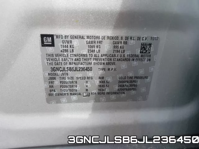 3GNCJLSB6JL236450 фото 2