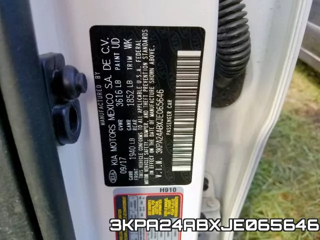 3KPA24ABXJE065646 фото 2