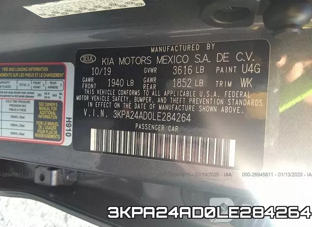 3KPA24AD0LE284264 фото 10