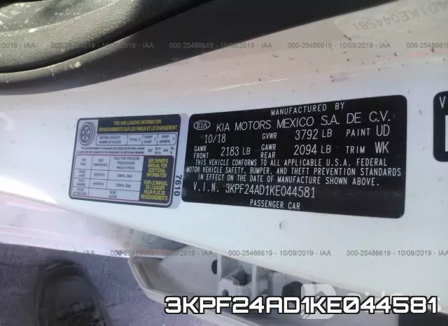 3KPF24AD1KE044581 фото 10