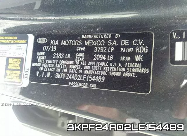 3KPF24AD2LE154489 фото 10
