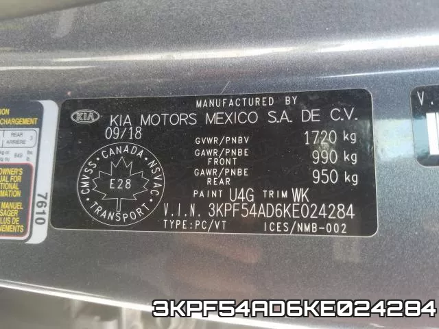 3KPF54AD6KE024284 фото 2