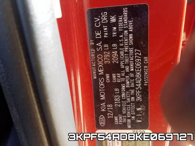 3KPF54AD8KE069727 фото 2