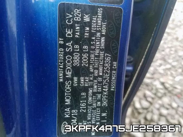 3KPFK4A75JE258367 фото 2