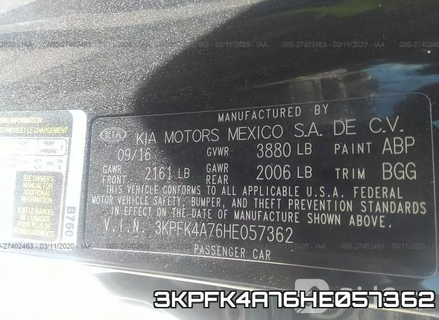 3KPFK4A76HE057362 фото 10