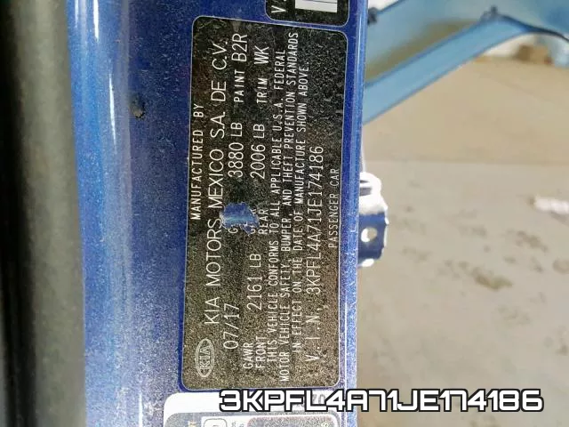 3KPFL4A71JE174186 фото 2
