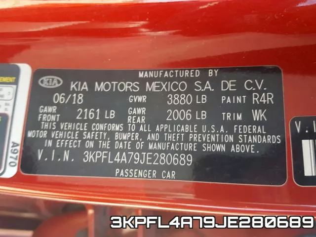 3KPFL4A79JE280689 фото 2