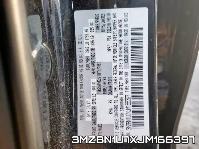 3MZBN1U7XJM166397 фото 2