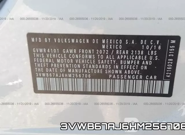 3VWB67AJ6HM256706 фото 10