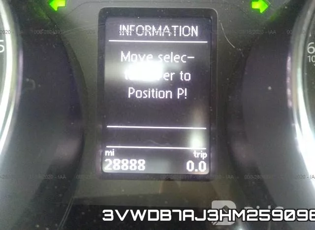 3VWDB7AJ3HM259096 фото 8