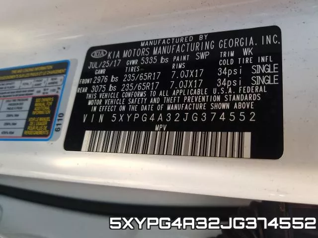 5XYPG4A32JG374552 фото 2