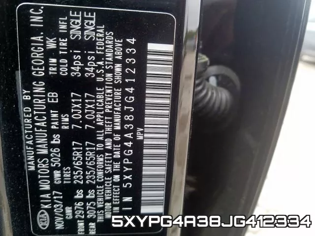 5XYPG4A38JG412334 фото 2