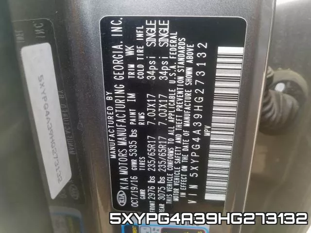 5XYPG4A39HG273132 фото 2
