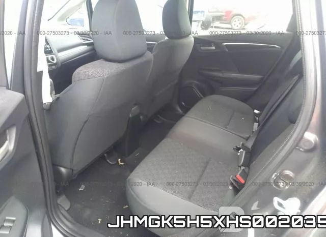 JHMGK5H5XHS002035 фото 9