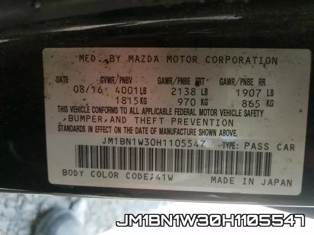 JM1BN1W30H1105547 фото 2