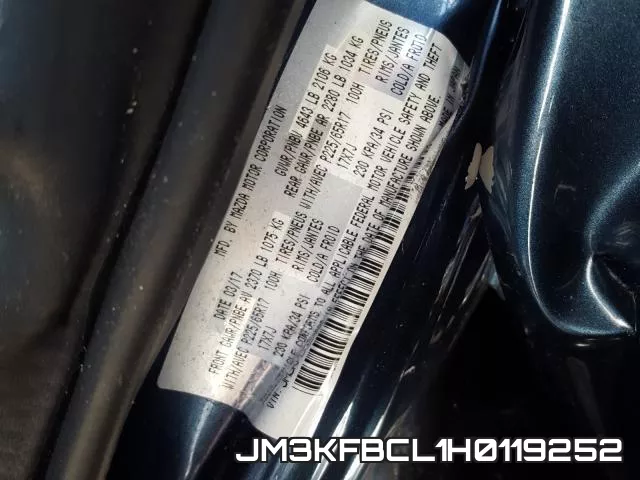 JM3KFBCL1H0119252 фото 2