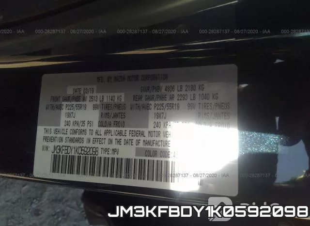 JM3KFBDY1K0592098 фото 10