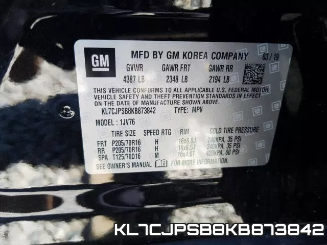 KL7CJPSB8KB873842 фото 2