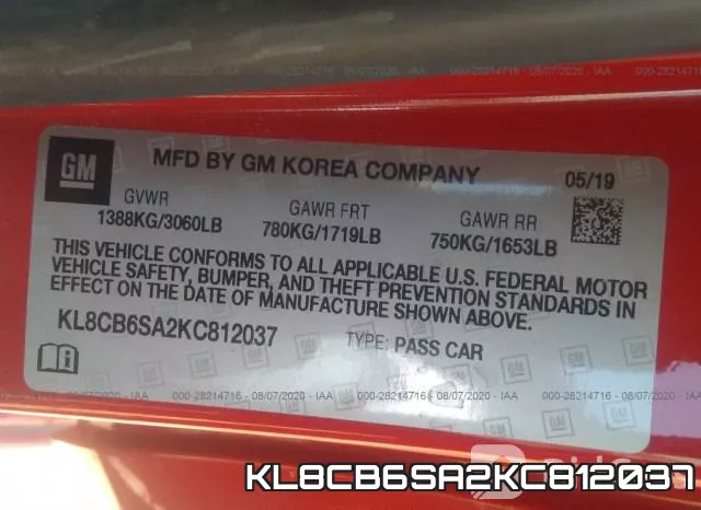 KL8CB6SA2KC812037 фото 10