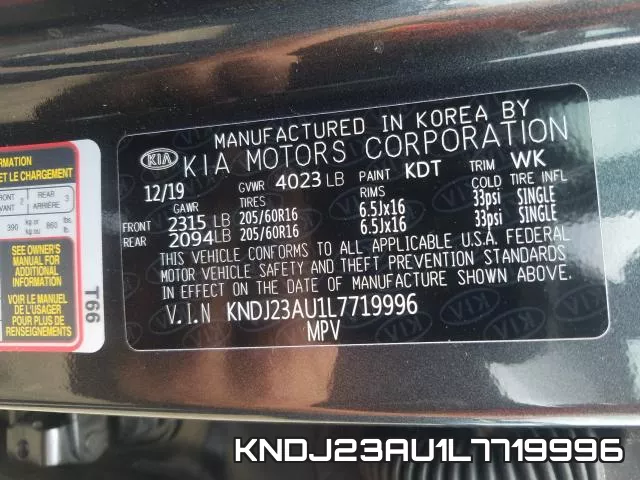 KNDJ23AU1L7719996 фото 2