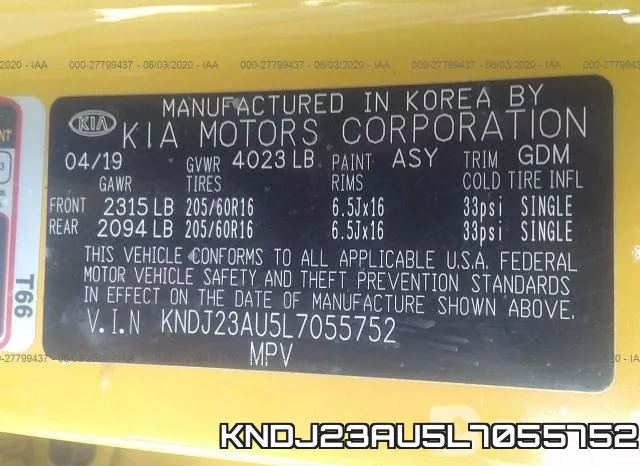 KNDJ23AU5L7055752 фото 10