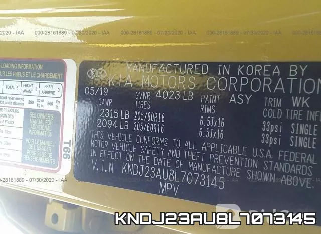 KNDJ23AU8L7073145 фото 10