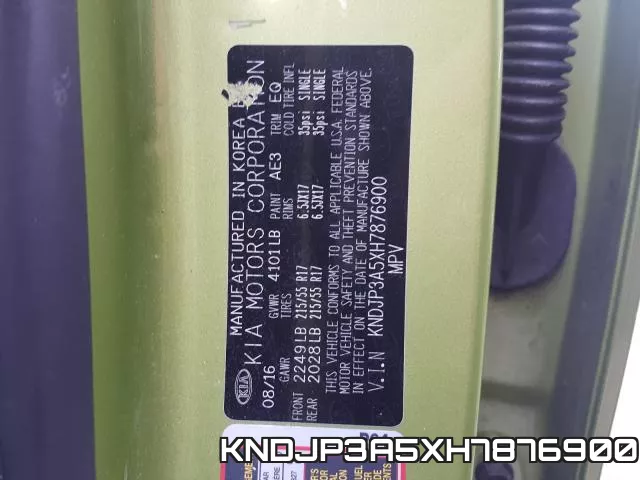 KNDJP3A5XH7876900 фото 2