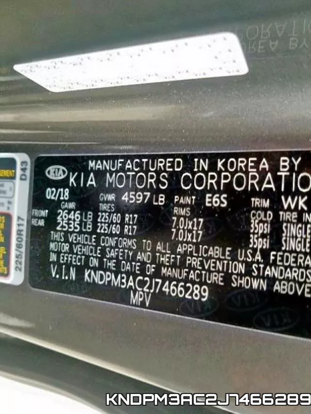 KNDPM3AC2J7466289 фото 2