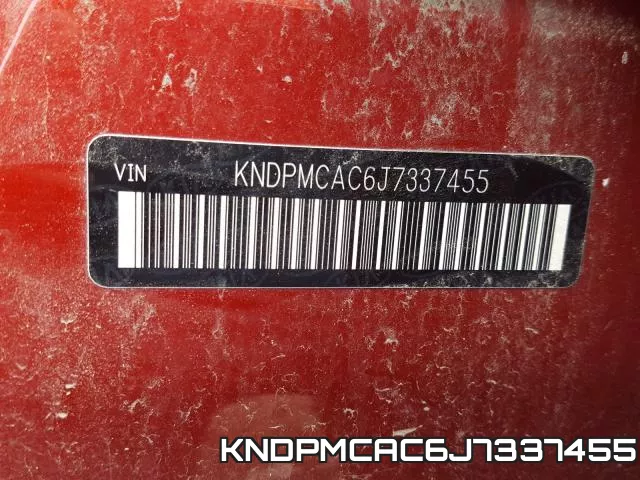 KNDPMCAC6J7337455 фото 2