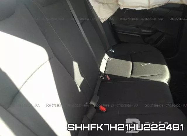 SHHFK7H21HU222481 фото 9
