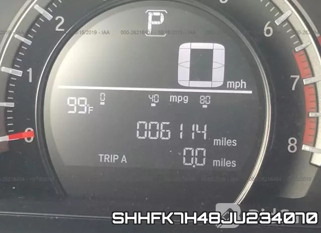 SHHFK7H48JU234070 фото 8