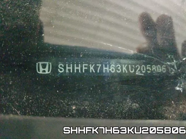 SHHFK7H63KU205806 фото 2