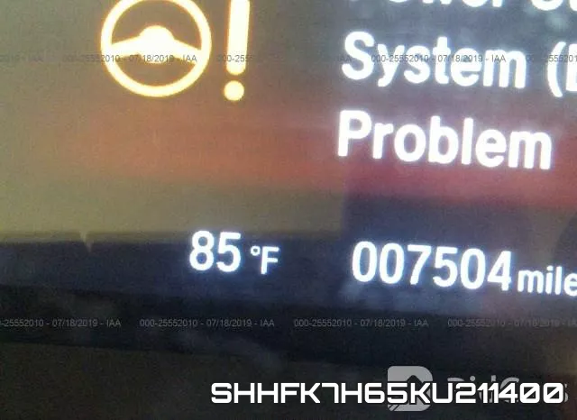 SHHFK7H65KU211400 фото 8