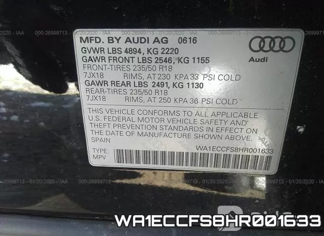 WA1ECCFS8HR001633 фото 10