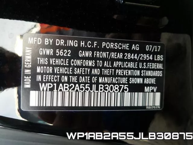 WP1AB2A55JLB30875 фото 2