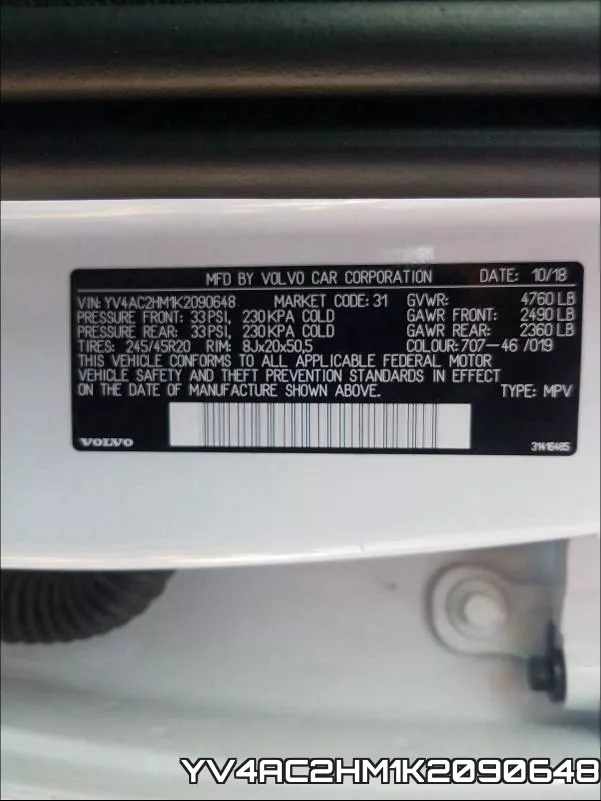 YV4AC2HM1K2090648 фото 2