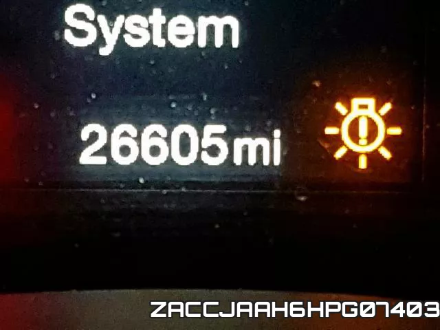 ZACCJAAH6HPG07403 фото 9