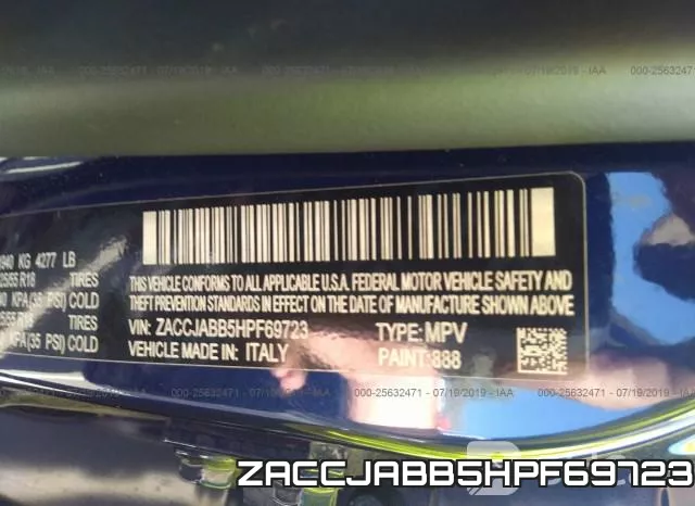 ZACCJABB5HPF69723 фото 10
