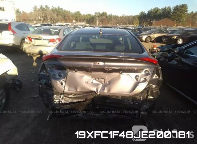 19XFC1F48JE200781 фото 7