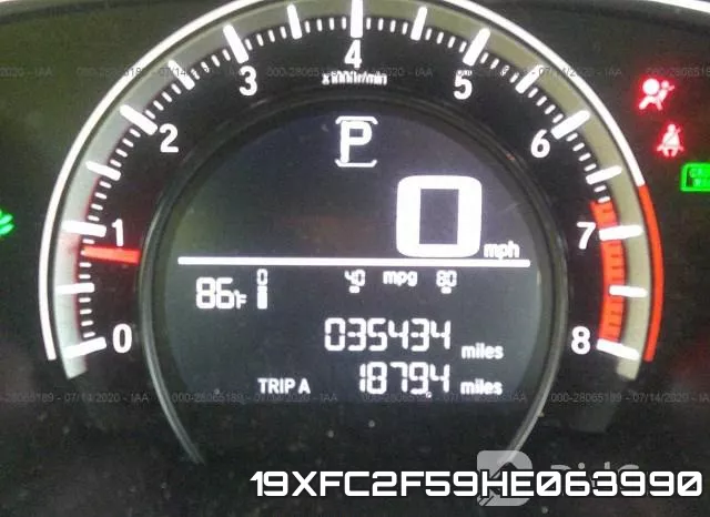 19XFC2F59HE063990 фото 8